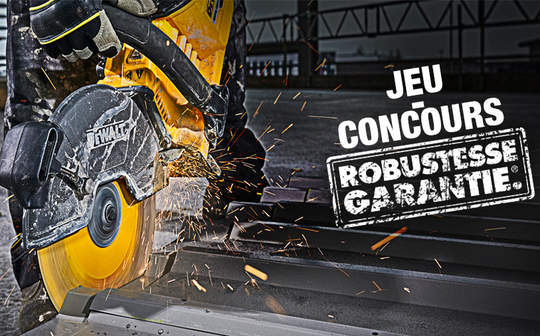 Testez votre robustesse et gagnez des outils avec DEWALT
