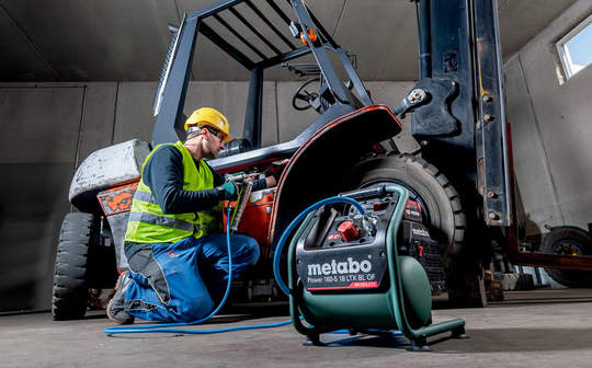 Test et avis du compresseur sans-fil Power 160-5 18 LTX BL OF Metabo