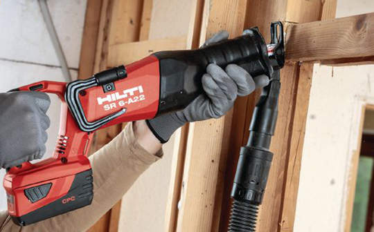 SR 6-A22 : la scie sabre sans-fil performante et polyvalente HILTI