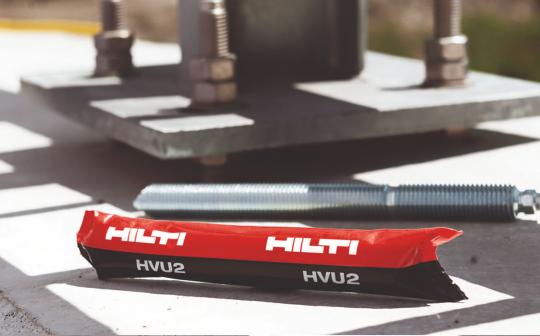 Hilti HVU2 capsule souple de scellement chimique