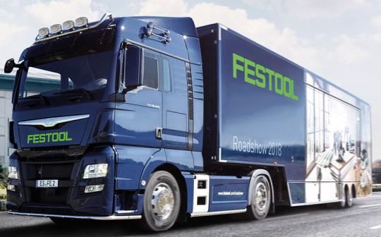 date et lieux du Festool tour 2018 promotion Festool