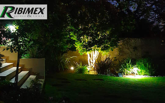 Éclairage LED extérieur écologique TIMEO RONDO Ribimex