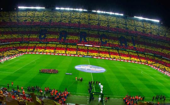 Stade de foot FC BACELONA