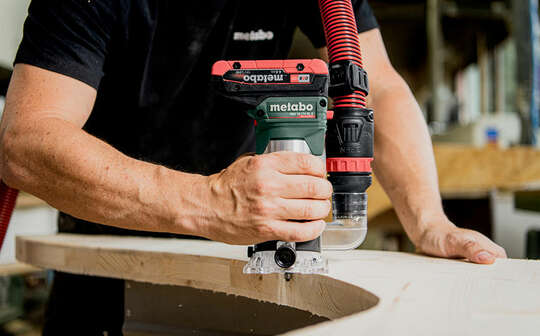affleureuse sans fil 18V FMV 18 LTX BL 8 Metabo 