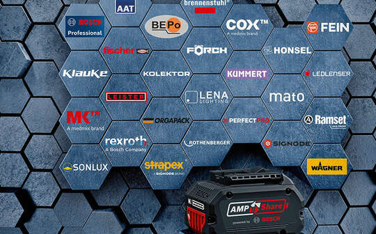 alliance de batteries AmpShare - powered by Bosch