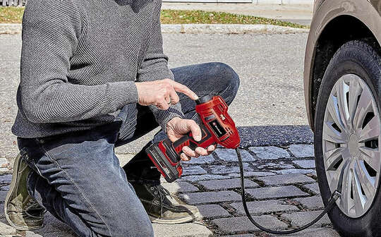 compresseur pour voiture sans fil CE-CC 18 Li-Solo Power X-Change Einhell