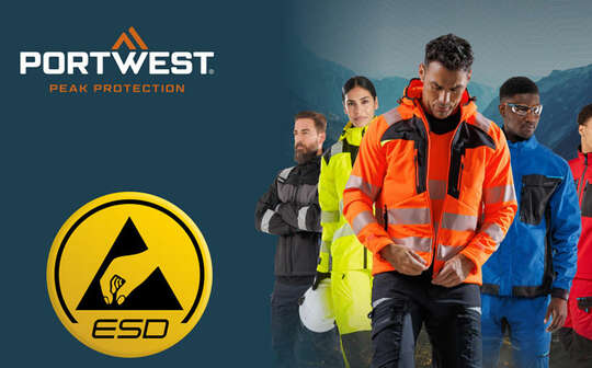 Gamme de vêtements ESD Portwest 