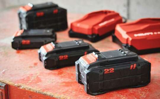 nouvelle plateforme de batterie 22 V Hilti Nuron
