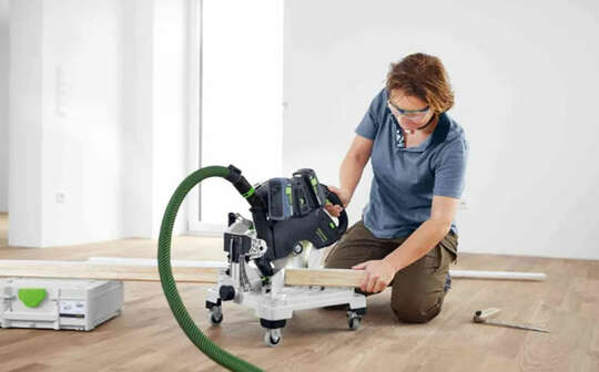 scie à onglets sans fil SYMMETRIC SYMC 70 EB-Basic Festool 