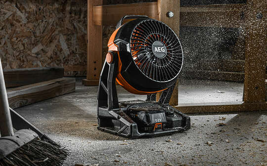 Ventilateurs sans fil BAF18-0 et BDF18-0 AEG 