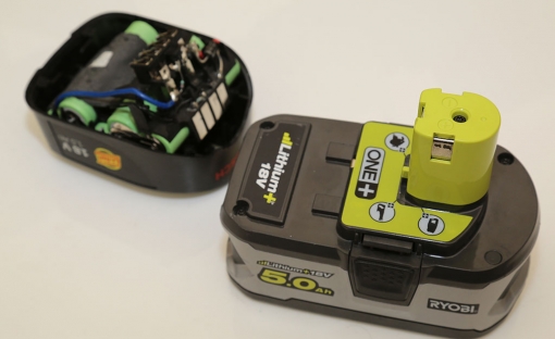batterie Bosch 18V Power4all vs batterie Ryobi ONE+ 18 V 
