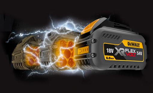 Outils et batterie 54 V XR FLEXVOLT DEWALT