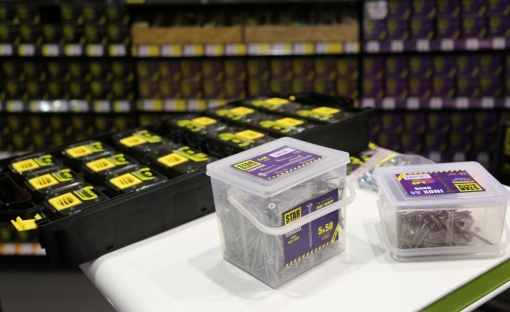 Stand STARBLOCK sur le salon Batimat 2015 © Benjamin LEHARIVEL - Zone Outillage