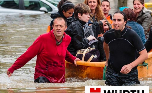 Würth apporte son soutien aux victimes
