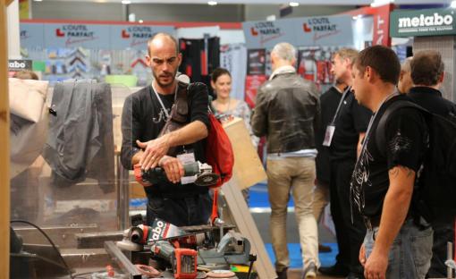 Stand Metabo au salon Batimat 2015 © Benjamin LEHARIVEL - Zone Outillage