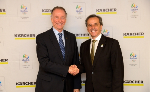 Kärcher Brésil, partenaire officiel des Jeux Olympiques de Rio 2016
