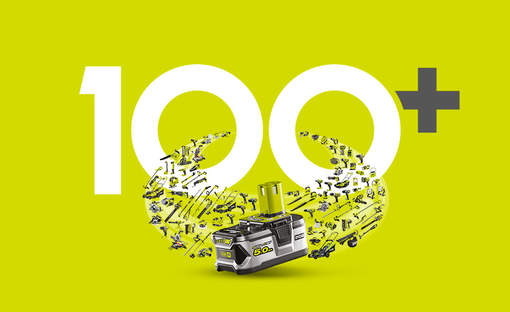 La gamme 18V ONE+ RYOBI comporte maintenant 100 outils
