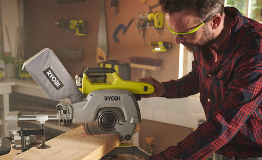 Scie à onglet radiale R18MS216-0 Ryobi
