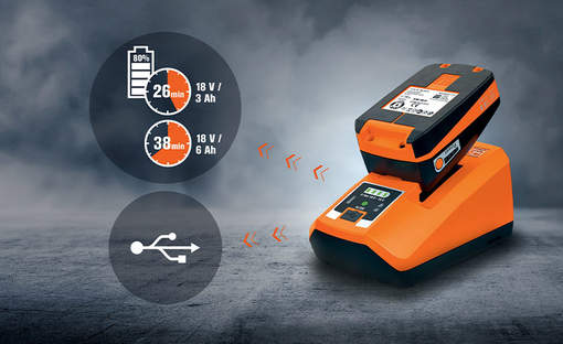 Chargeur ALG 80 et batteries 18 V et 12 V Fein
