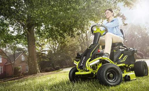 Tondeuse autoportée rider Ryobi RM480E