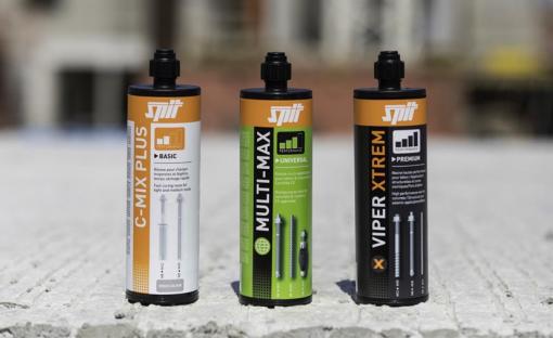 Nouvelle gamme de résines de scellement pour le bâtiment SPIT
