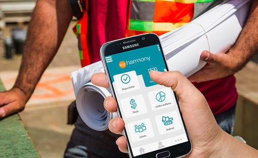 myharmony : la réponse mobile aux enjeux des loueurs de matériel BTP