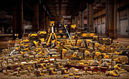 DEWALT XR 18V : une plateforme complète d'outils électroportatifs sur batterie