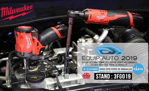 Milwaukee était présent au salon EQUIP AUTO 2019