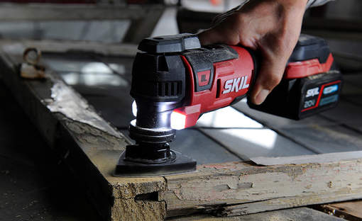 SKIL dévoile son outil multifonction sans fil brushless MF1E 3650 CA