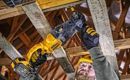 Nouvelle perceuse de charpente sur batterie XR FLEXVOLT 54V DCD470N DEWALT