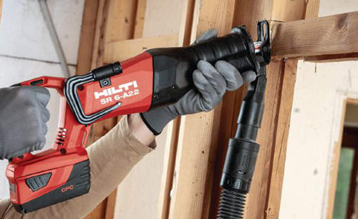 SR 6-A22 : la scie sabre sans-fil performante et polyvalente HILTI