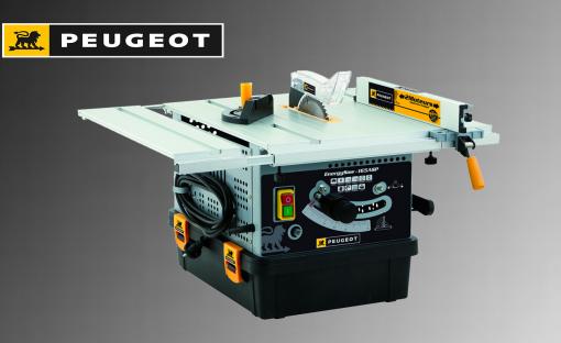 Nouvelle scie sur table Peugeot Outillage ENERGYSAW-165ASP avec aspiration intégrée 