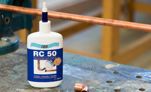RC 50 de GEV pour raccorder des canalisations cuivre et laiton sans soudures