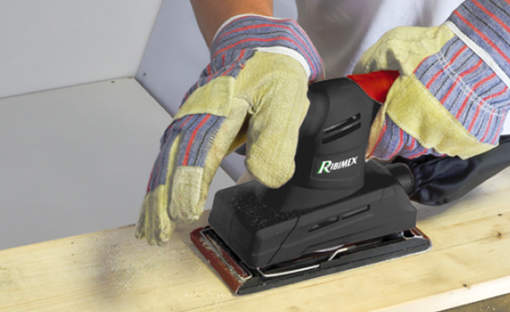 La ponceuse vibrante PRPVR180 RIBIMEX certifiée SGS performance