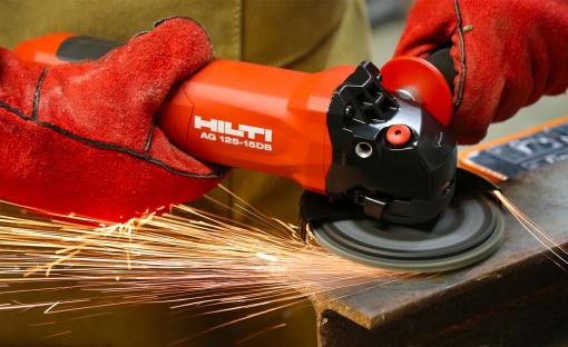 Test meuleuse angulaire Hilti AG 125-15DB