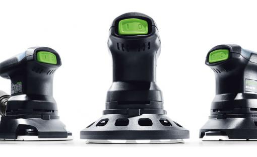 Ponceuses Festool RTS 400, DTS 400 et ETS 125