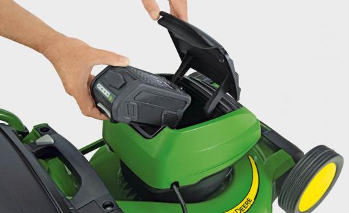 Tondeuses sur batterie John Deere R43B et R40B