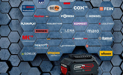alliance de batteries AmpShare - powered by Bosch