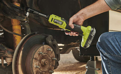 clés à cliquet sur batterie RRW1814X et RRW1838X Ryobi 