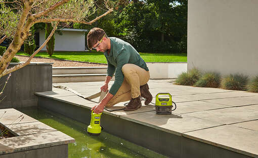 pompe d’évacuation sur batterie 18 V ONE+ RY18SPA Ryobi