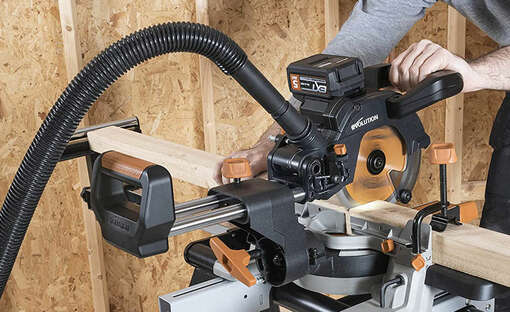 Scies à onglets sans fil Evolution Power Tools R185CMS-Li et R185SMS-Li 