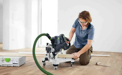 scie à onglets sans fil SYMMETRIC SYMC 70 EB-Basic Festool 