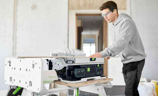 scie circulaire sur table sans fil CSC SYS 50 EBI Festool