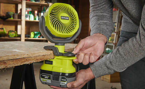 Ventilateur sans fil RCF18-0 Ryobi