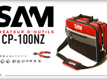 SAM Outillage CP-100NZ : la mallette textile idéale pour la maintenance itinérante