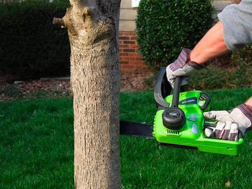 tronçonneuse sur batterie GREENWORKS G40cs30