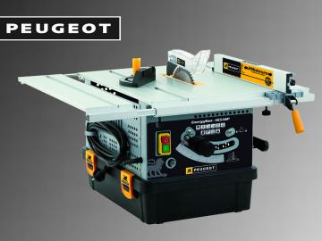 Nouvelle scie sur table Peugeot Outillage ENERGYSAW-165ASP avec aspiration intégrée 