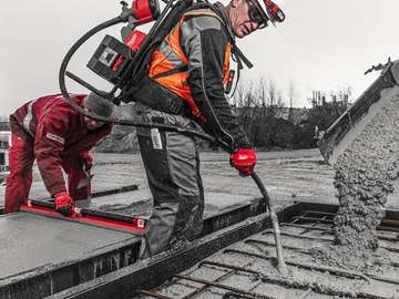 aiguille vibrante à béton sans fil Milwaukee 