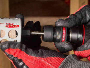 Nouvel arbre QUIK-LOK Milwaukee pour scies cloches 