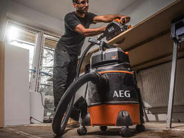 aspirateur de chantier sans fil 18 V sec et humide BWD18-0 AEG